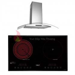 COMBO 35: bếp điện từ Chefs EH-MIX321 + hút EH-CASPIA70T