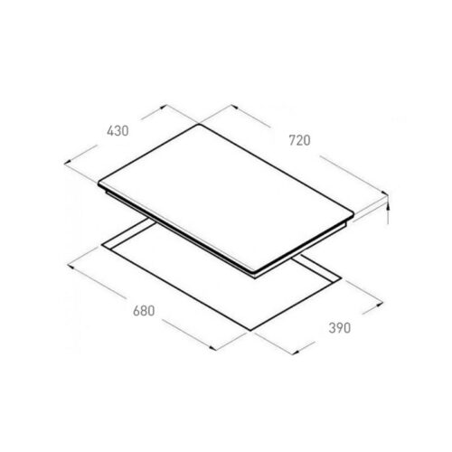 Bếp từ Arber MLS555 3 Kích thước Bếp từ Arber MLS555