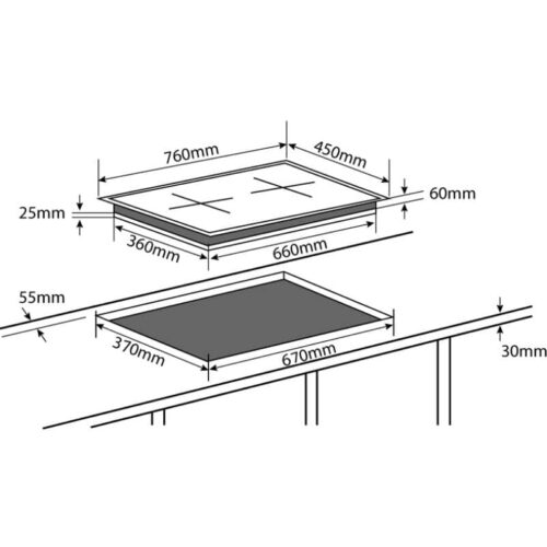 Bếp từ đôi EH-DIH888E