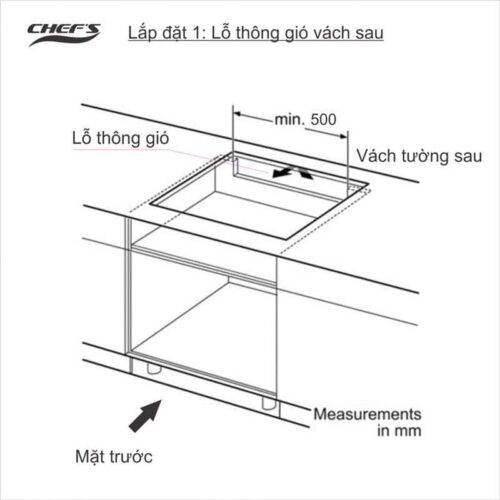 Lắp đặt Bếp điện đôi Chefs EH-DHL321