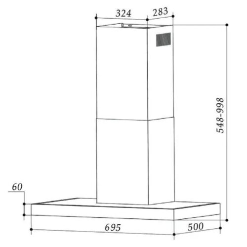 Ảnh Máy hút mùi chữ T Eurogold EUH06170
