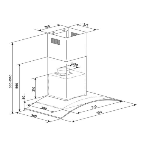 kich thuoc may hut mui ap tuong binova bi 58 gt 07 1