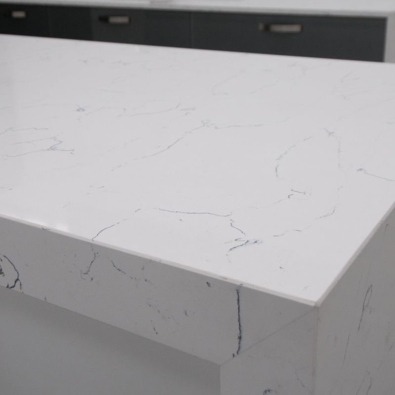 Ảnh thực tế đá nhân tạo Vicostone Bianco Venato BQ8440 Ảnh thực tế đá nhân tạo Vicostone Bianco Venato BQ8440