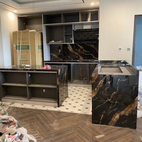 Đá bàn bếp Đen Núi Lửa