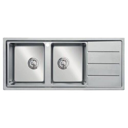 Chậu rửa bát inox 2 hố Konox Beta 1160 Bàn Phải